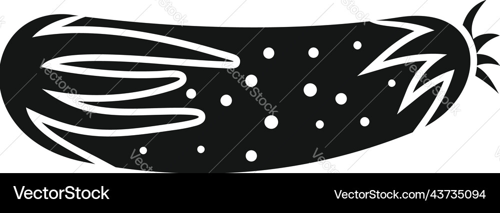 Gmo cucumber icon simple science Gmo cucumber icon simple science Vector Image