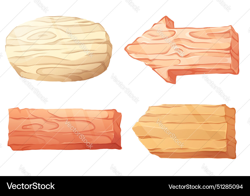 Holzschild Karikatur alte Holzbanner Holzschild Karikatur alte Holzbanner vektorbild
