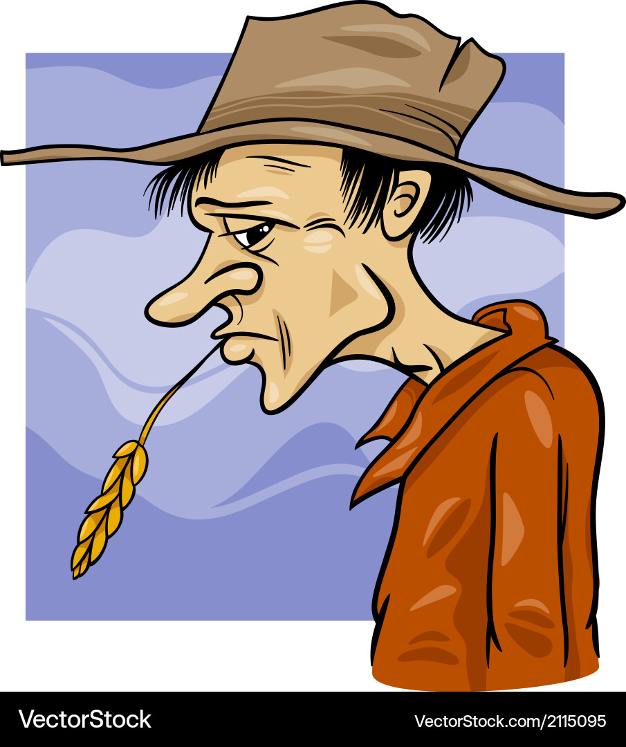 Ковбой карикатура. Недовольные фермеры. Poor farmer illustration. Фермер с овощами. Прикол смотрите фермер джо уезжает на работу.