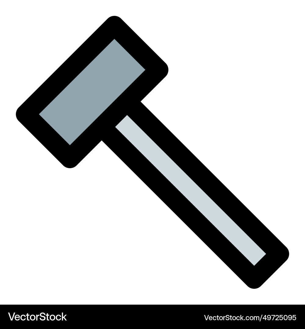 Tool for breaking obstacles in firefighting Vector Image