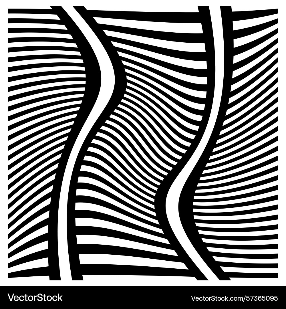 Wavy lines pattern flowing stripe design curve Wavy lines pattern flowing stripe design curve vector image