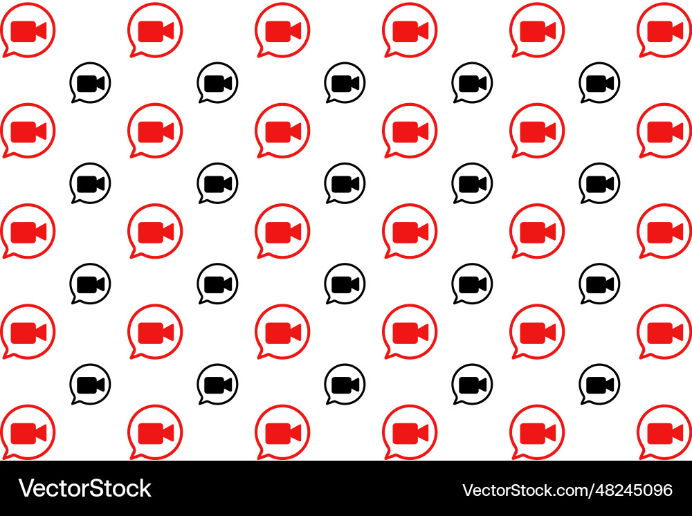 Abstract video chat pattern background Abstract video chat pattern background vector image