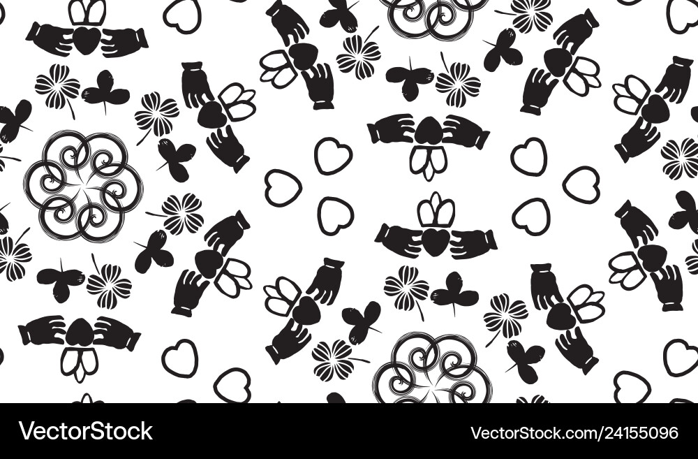 Celtic Hexagonal Pattern vector image
