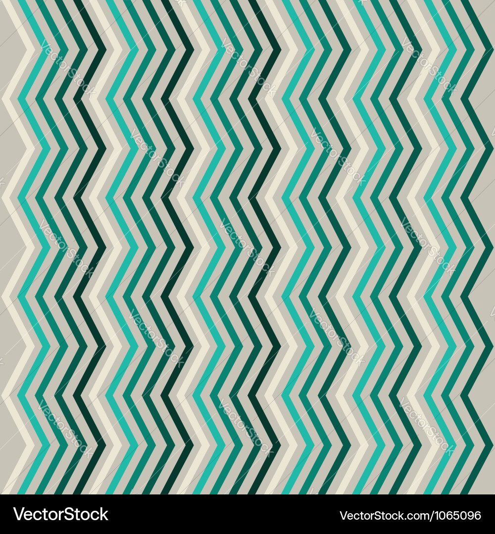 Geometric Zigzag Pattern vector image