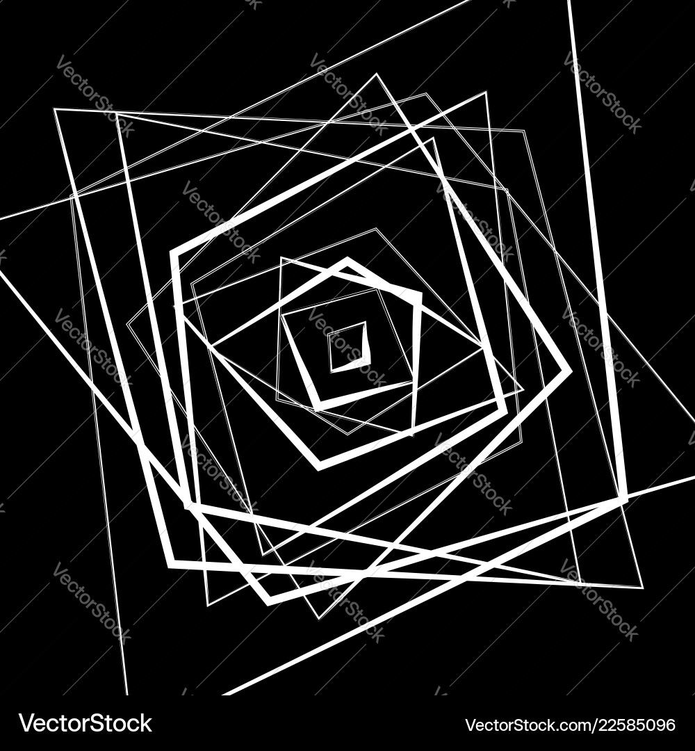 Random intersecting lines abstract monochrome Random intersecting lines abstract monochrome Vector Image