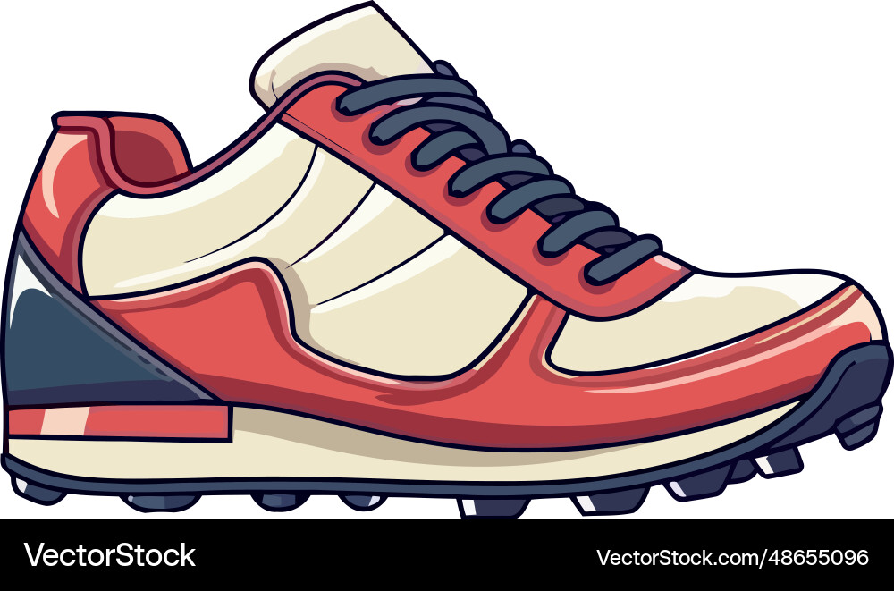 Running shoe design Vector Image