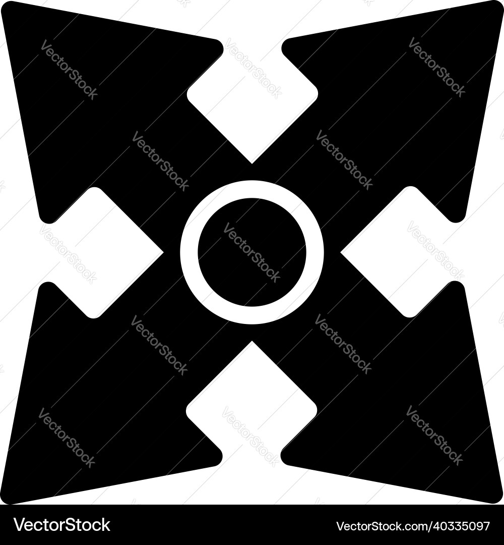 4-Wege Pfeile Zeiger Cursors Formen 4-Wege Pfeile Zeiger Cursors Formen Vektorbild