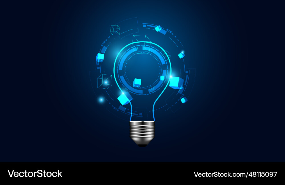Abstract ideas and square boxes concepts new Vector Image
