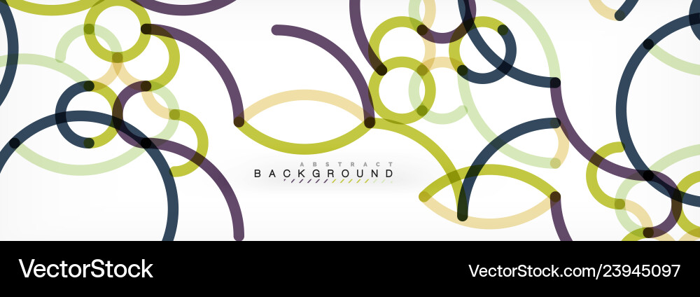Abstract Wave Lines Background Vector Image