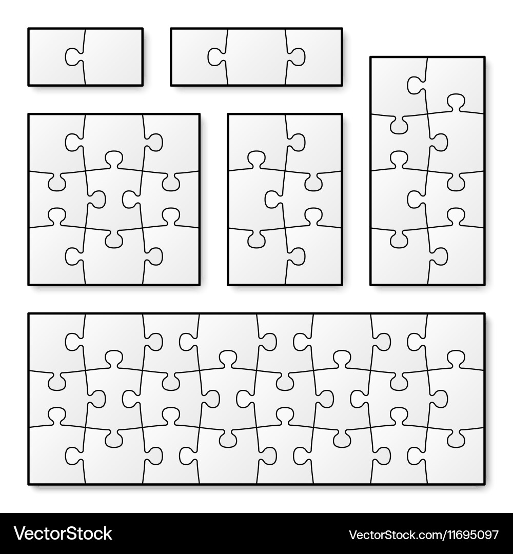 Blank puzzle pieces for jigsaw game Royalty Free Vector blank-puzzle-pieces-for-jigsaw-game-royalty-free-vector
