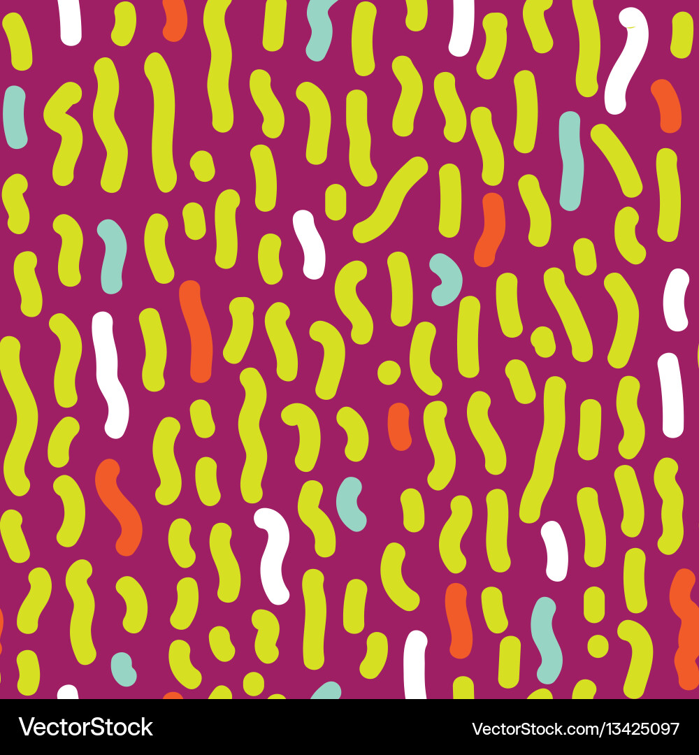 Dashed Line Pattern vector image