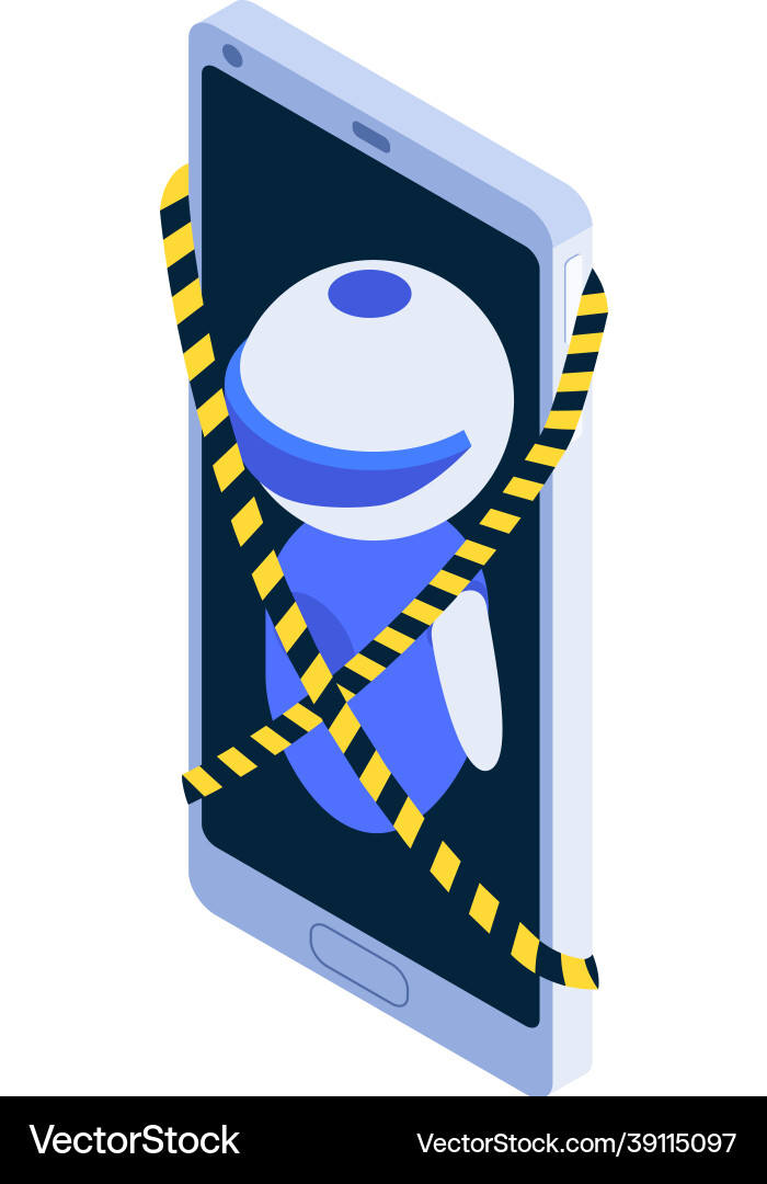 Internet blocking concept Internet blocking concept vector image