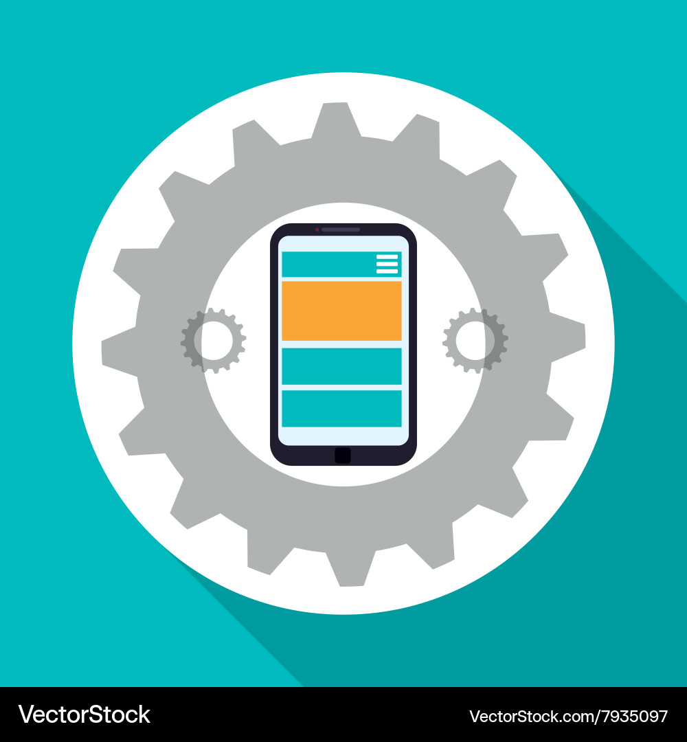 Responsive web design vector image