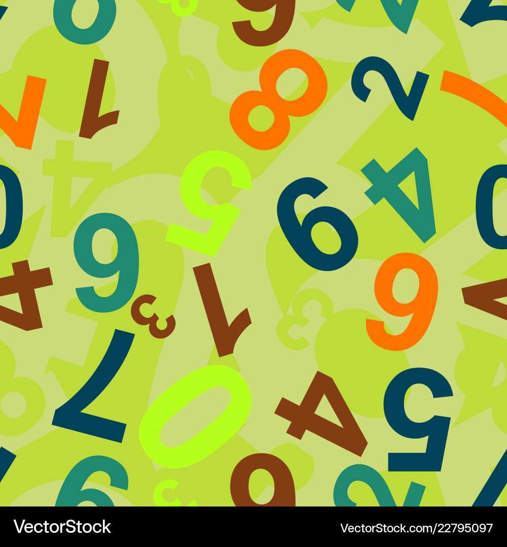 Seamless repeating pattern consisting Seamless repeating pattern consisting Vector Image