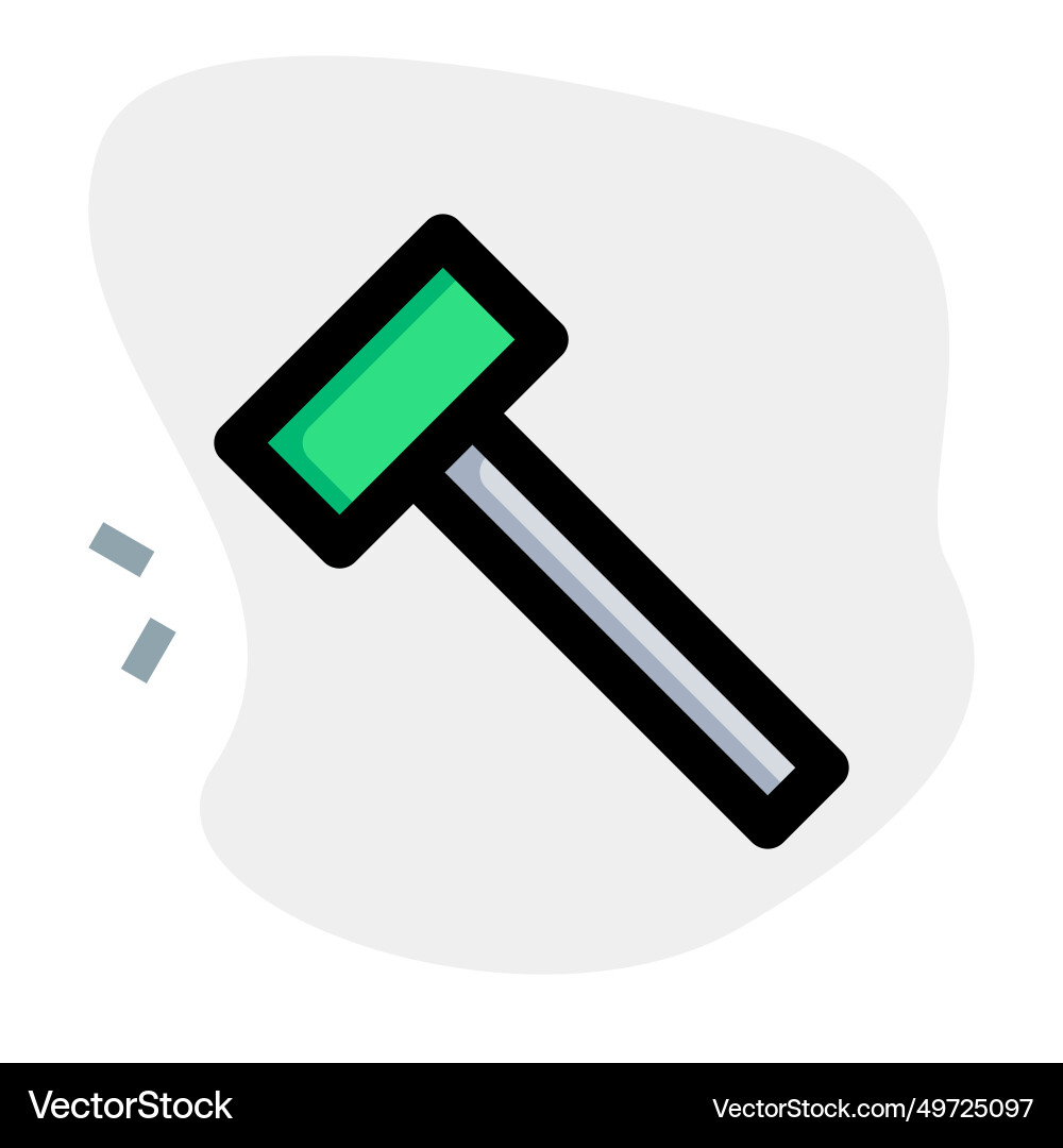 Tool for breaking obstacles in firefighting Vector Image