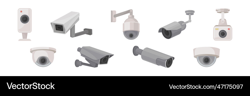 Wireless security camera or closed-circuit Wireless security camera or closed-circuit Vector Image