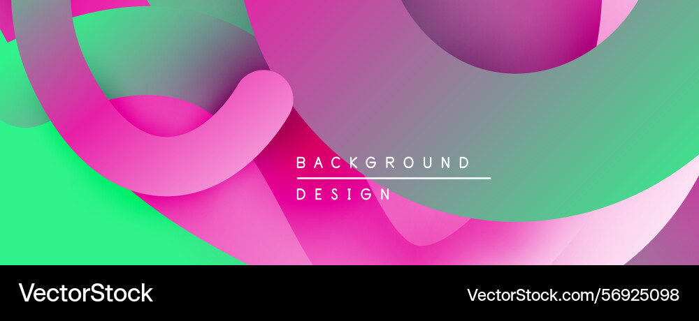 Abstract fluid shapes overlap creating vibrant Abstract fluid shapes overlap creating vibrant vector image