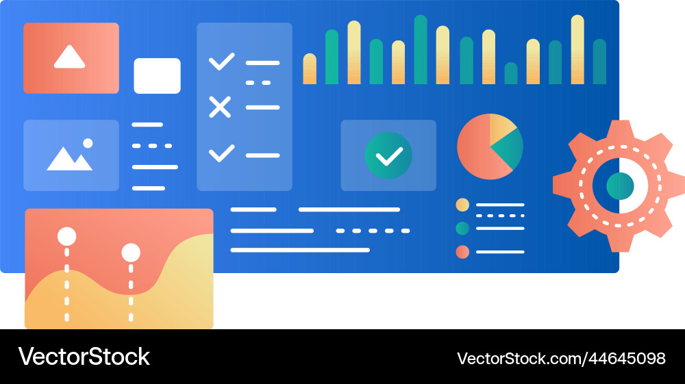 Cloud management icon data base analytics vector image