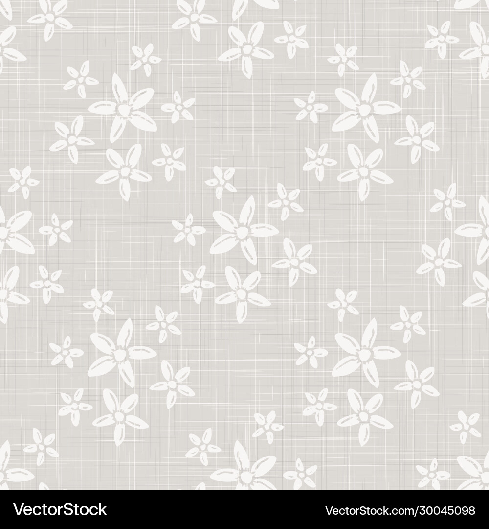 Gray french linen texture background printed Gray french linen texture background printed vector image