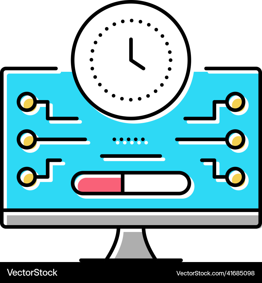 Shareware upload color icon Shareware upload color icon Vector Image