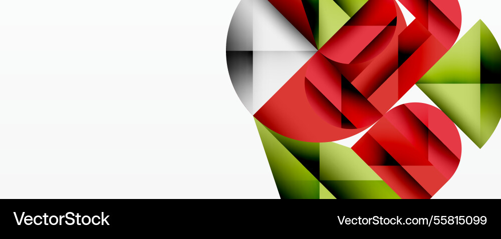 Abstract geometric design with intersecting Abstract geometric design with intersecting Vector Image