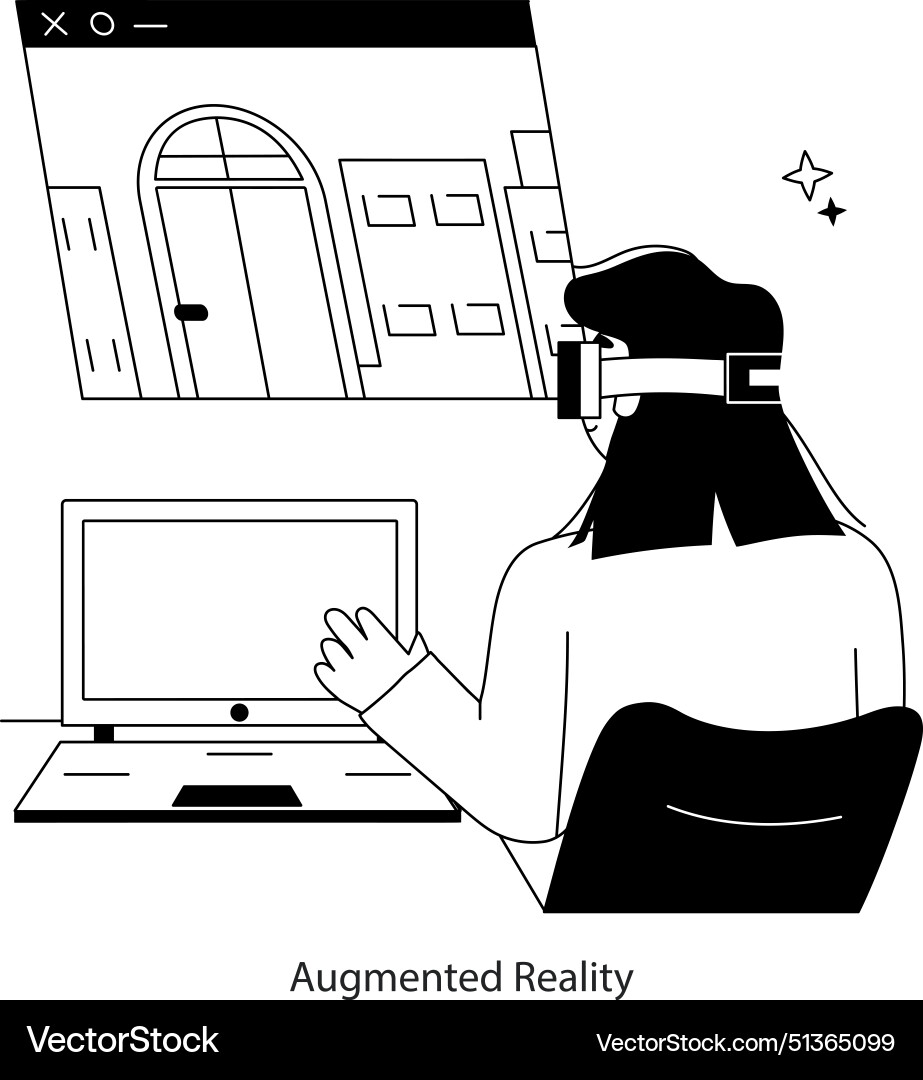 Augmented Reality Royalty Free Vector Image Vectorstock