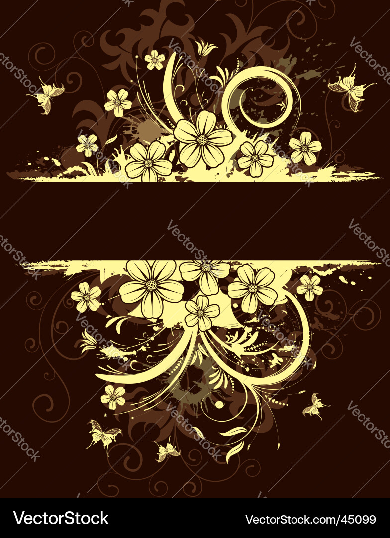 Background flower Royalty Free Vector Image - VectorStock
