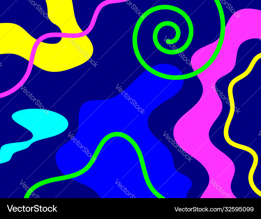 Bright rectangular background with abstract Vector Image