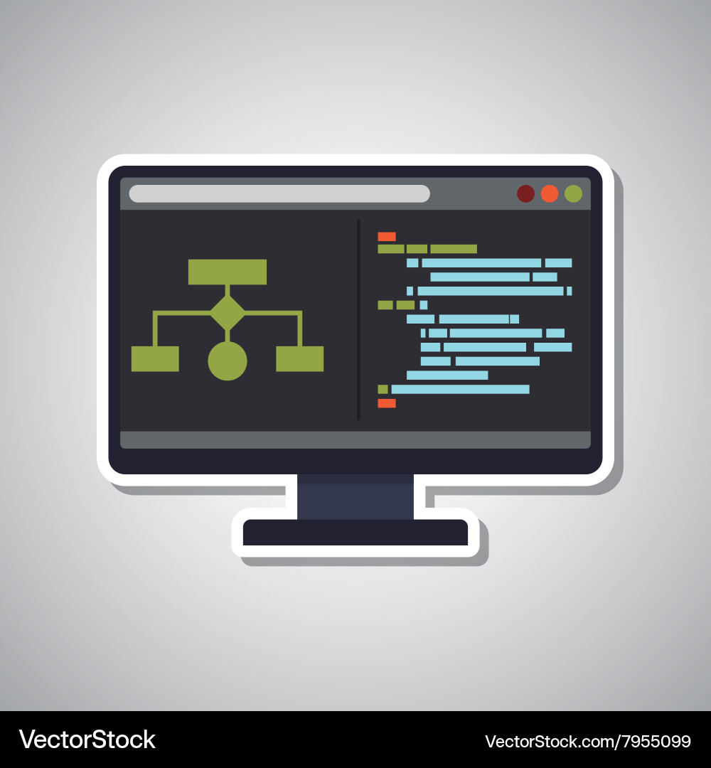 Development and software design Vector Image