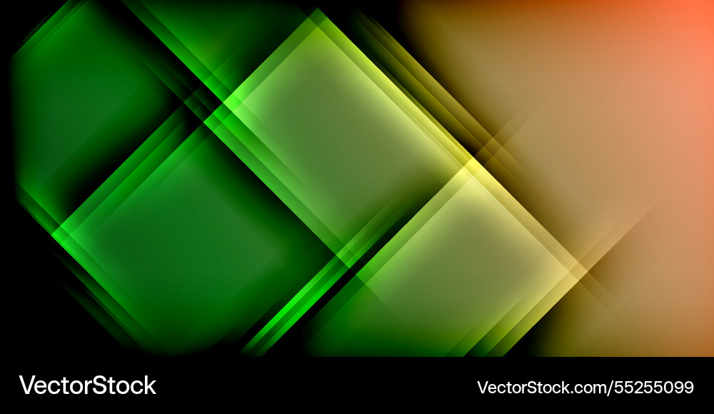 Expressive poster with shadow lines features Vector Image