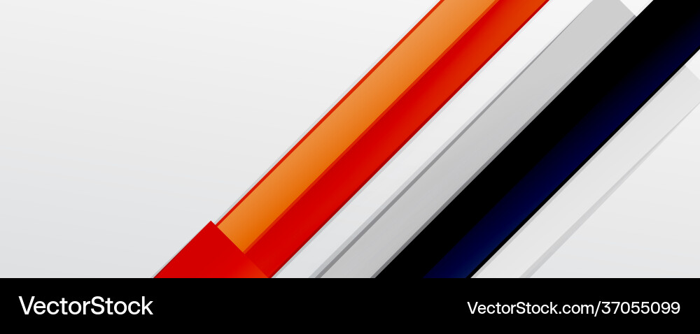 Multicolored lines background design template Vector Image