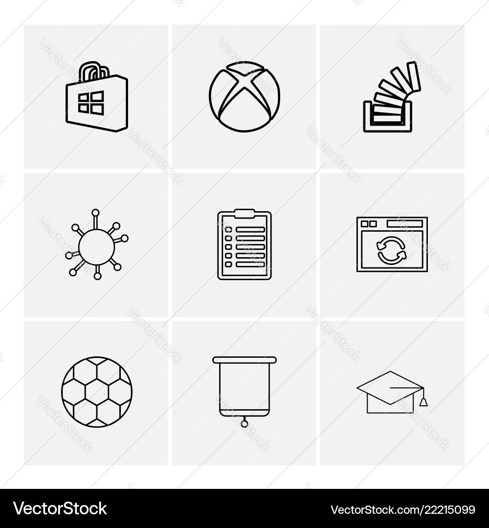 Windows store xbox stackoverflow convocation vector image