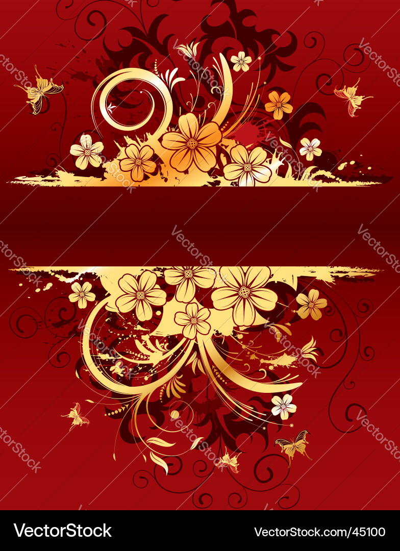 Background flower Royalty Free Vector Image - VectorStock