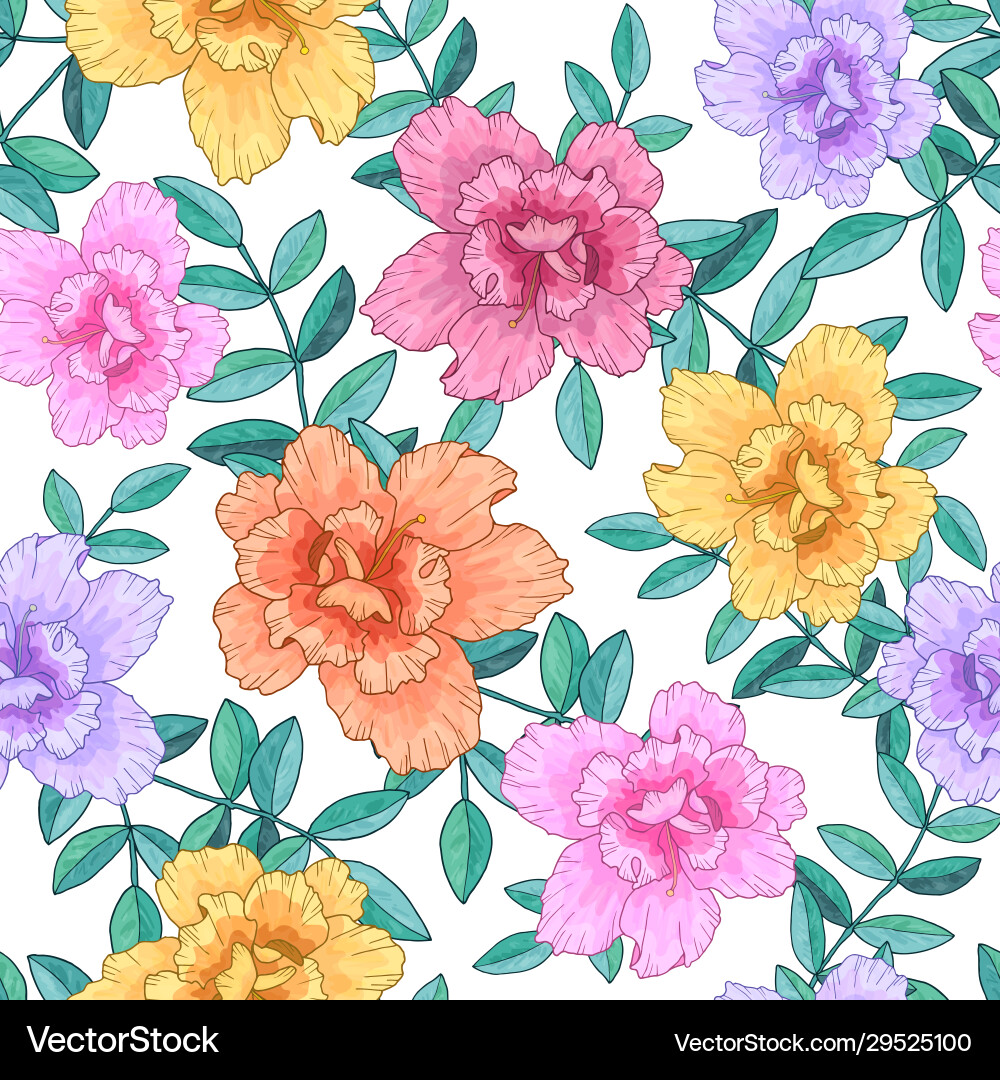 Floral Branch Pattern Vector Image