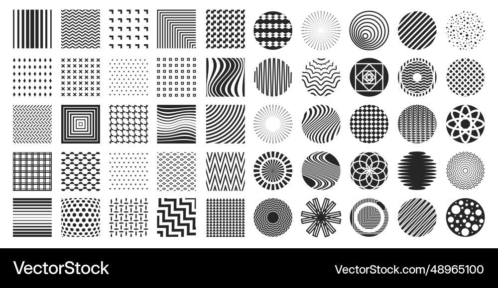 Geometric Shape Icons - Minimal Vector Image