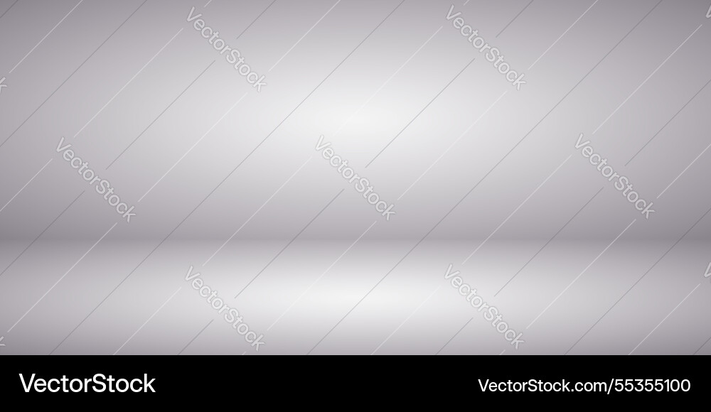 Gray studio room background 3d empty table Gray studio room background 3d empty table vector image