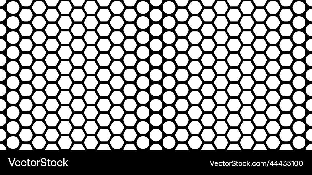 Hexagonal Morphing Pattern vector image