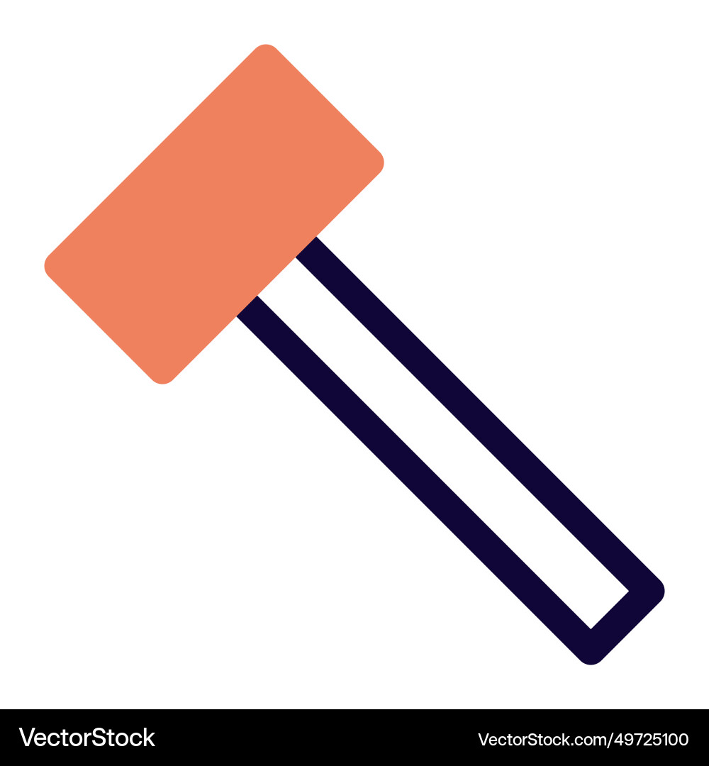 Tool for breaking obstacles in firefighting Vector Image