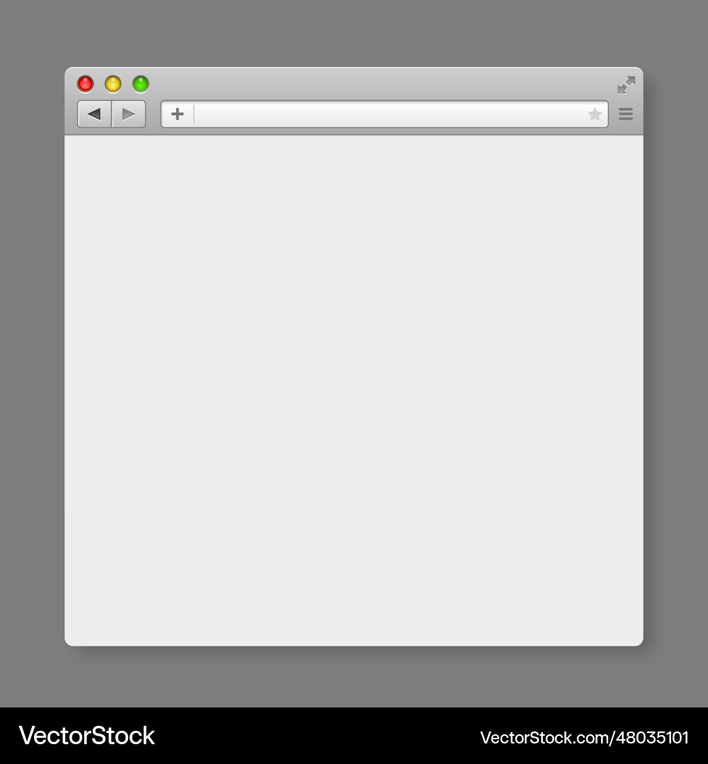 Design internet browser template Design internet browser template vector image