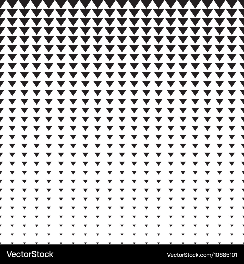 Halftone Triangle Pattern vector image