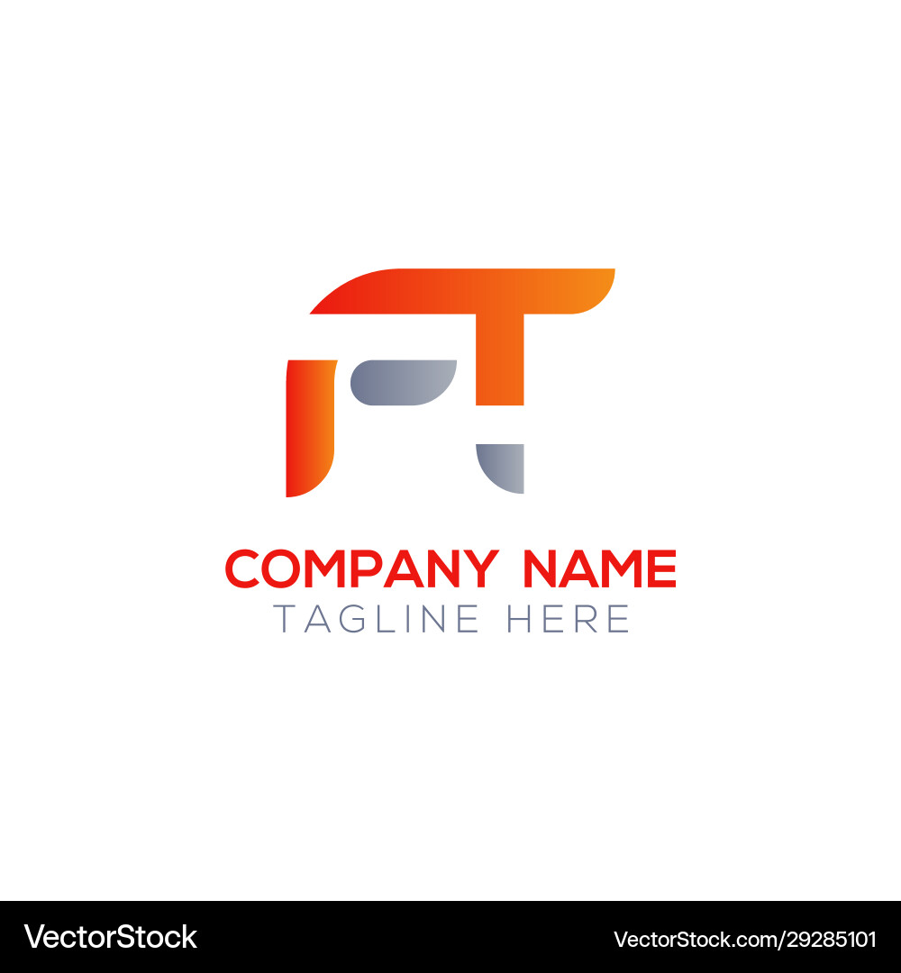 Initial letter ft logo design template creative – Royalty-Free Vector ...