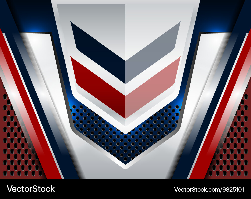 Modern Metallic Grid Background Vector Image