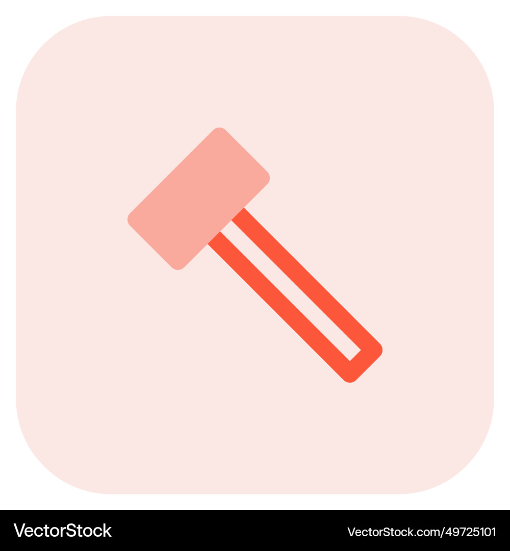 Tool for breaking obstacles in firefighting Vector Image