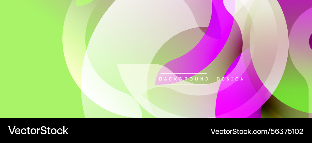 Abstract shapes overlap creating vibrant Abstract shapes overlap creating vibrant vector image