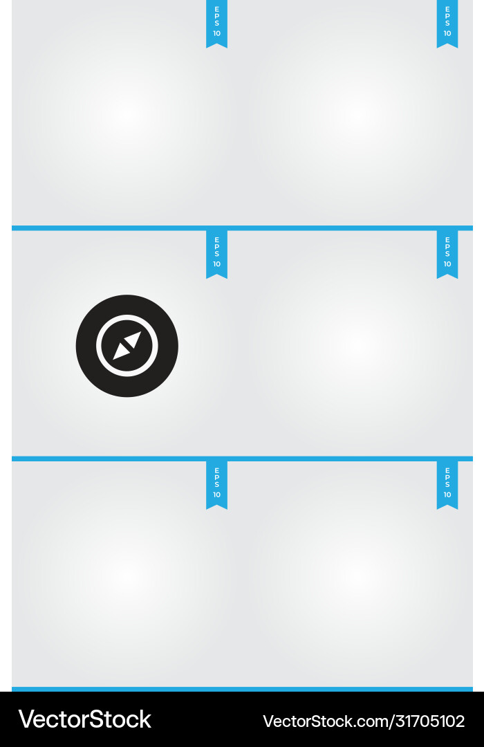 Compass icon simple sign for web site and mobile Compass icon simple sign for web site and mobile Vector Image