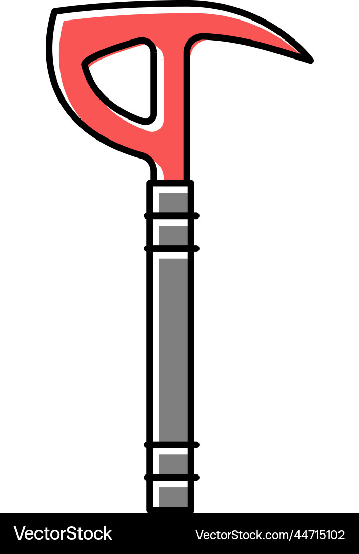 Crash axe tool color icon Vector Image