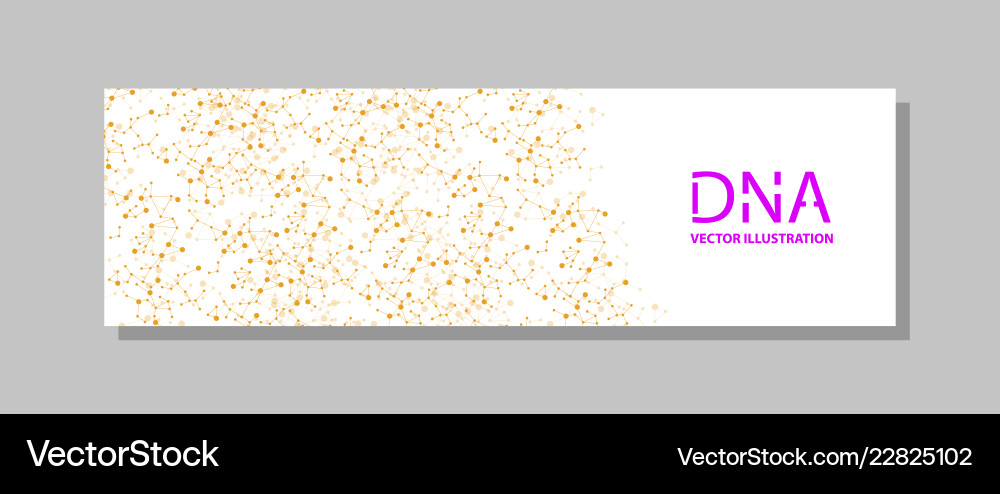 Genetics testing science dna double spiral Vector Image