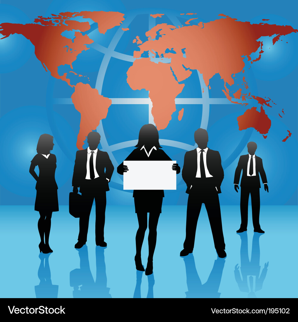 Global map vector image