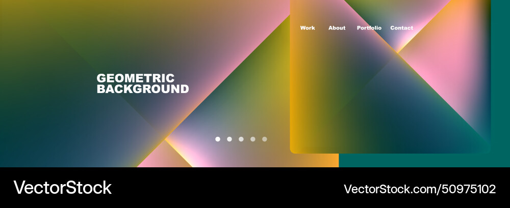 Gradient triangles composition with bright fluid Gradient triangles composition with bright fluid Vector Image