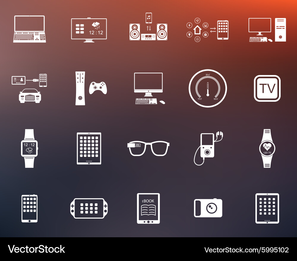 Smart devices Royalty Free Vector Image - VectorStock